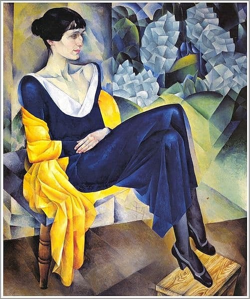  Н. Альтман. Портрет А. А. Ахматовой, 1914 год. Русский музей 