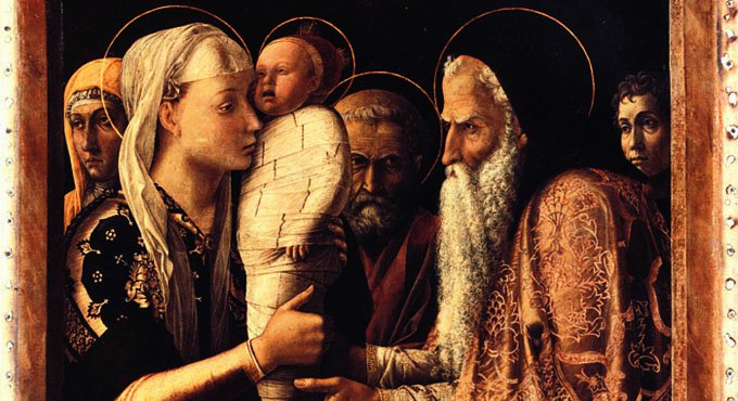 Сретение Господне. Андреа Монтенья, 1465-1466 г.