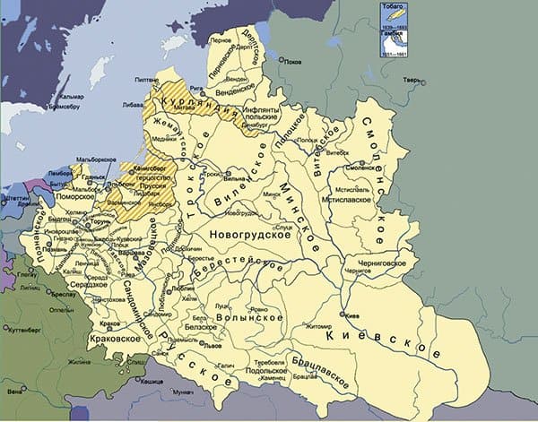 Речь Посполитая — государство в Восточной Европе, в состав которого входили польские, литовские и русские земли. В конце XVIII века было разделено соседями и навсегда исчезло с политической карты.