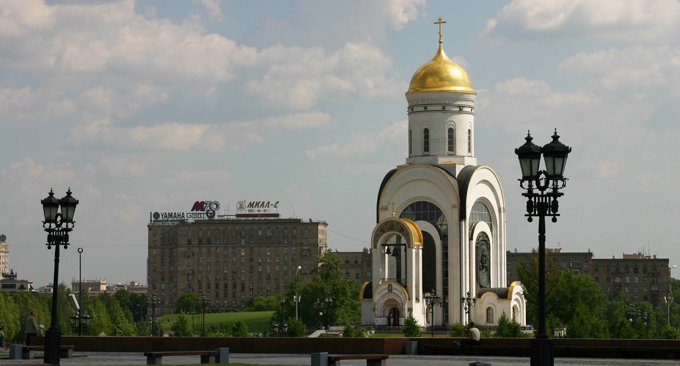 В Москве мощи святого Георгия Победоносца примет храм на Поклонной горе