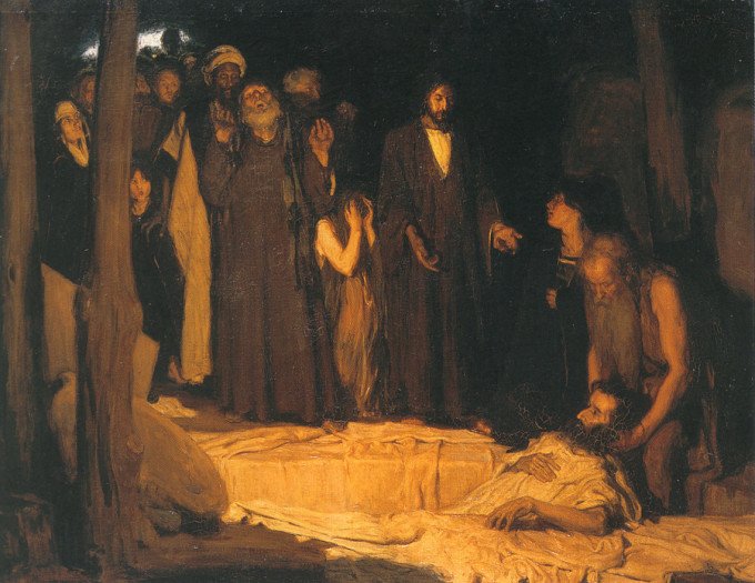 Воскрешение Лазаря. Henry Ossawa Tanner, 1896