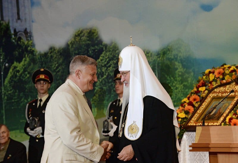 Патриарх Кирилл и Александр Сегень