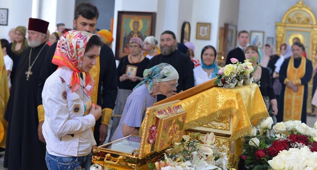 Мощам князя Владимира на Кавказе поклонились более 70 тысяч верующих