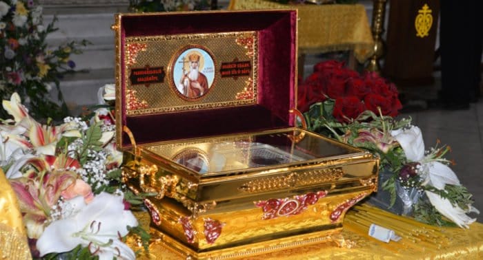Мощи князя Владимира неделю будут пребывать в Новоспасском монастыре