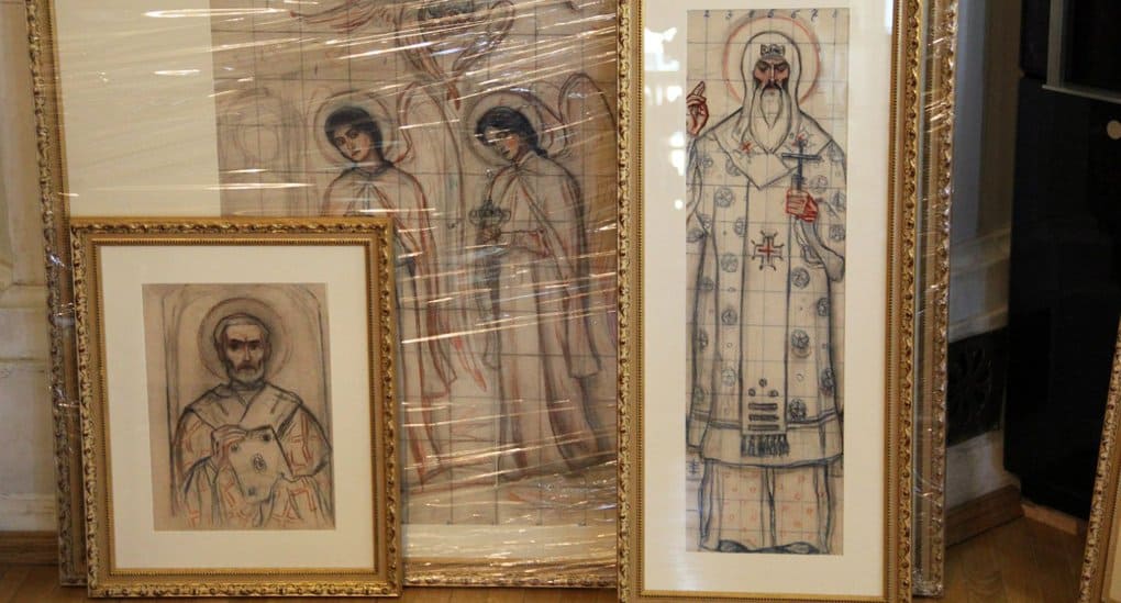 Для Московской духовной академии отреставрированы эскизы-росписи Михаила Нестерова