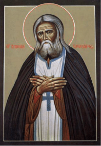 Икона святого Серафима Саровкого