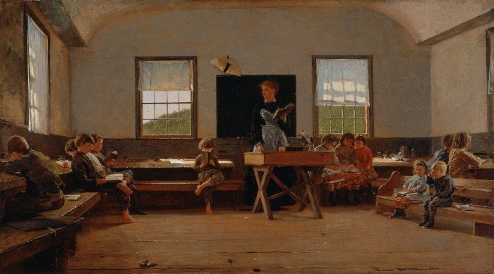 Хомер Уинслоу, Сельская школа, 1871.