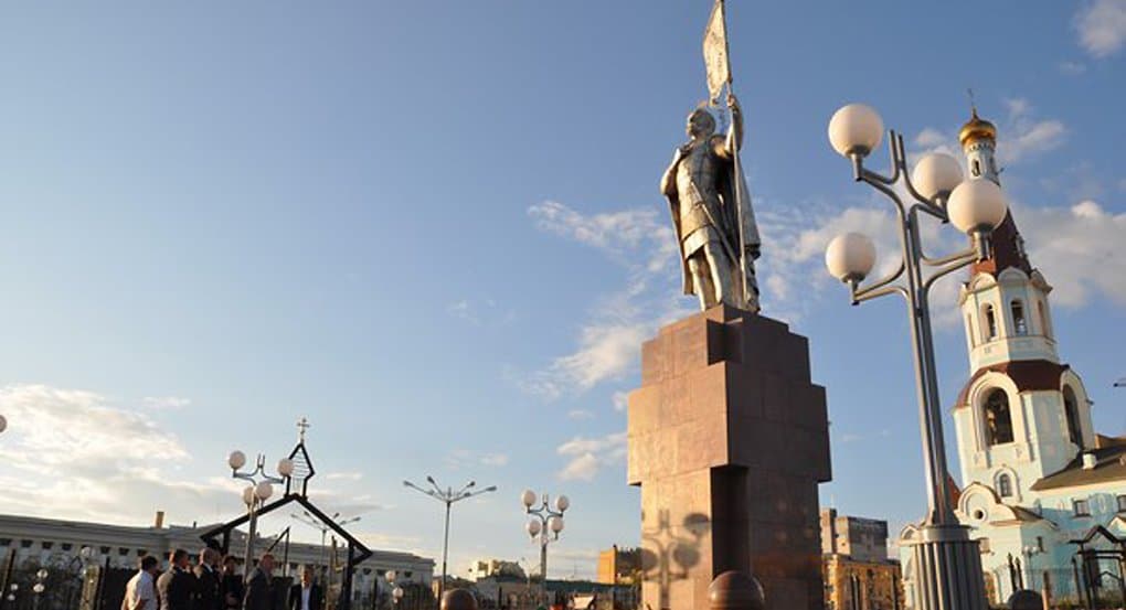 Святому Александру Невскому установили памятник в Чите