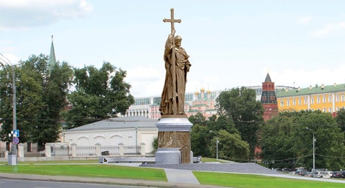 Памятник князю Владимиру в Москве планируют установить в апреле