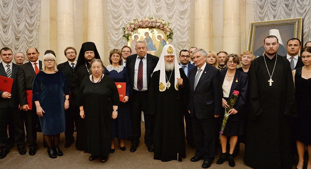 Патриарх Кирилл вручил Макариевские премии за 2014-2015 годы