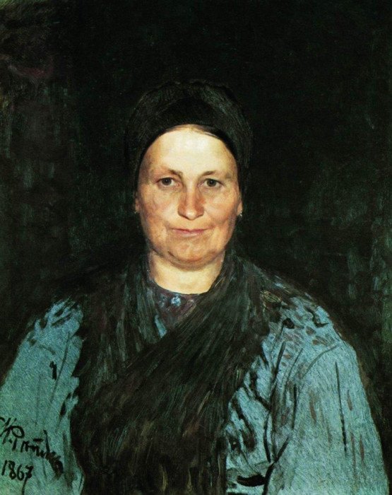 Открытки ко дню матери: Репин И. Е. Портрет матери художника Т. С. Репиной
