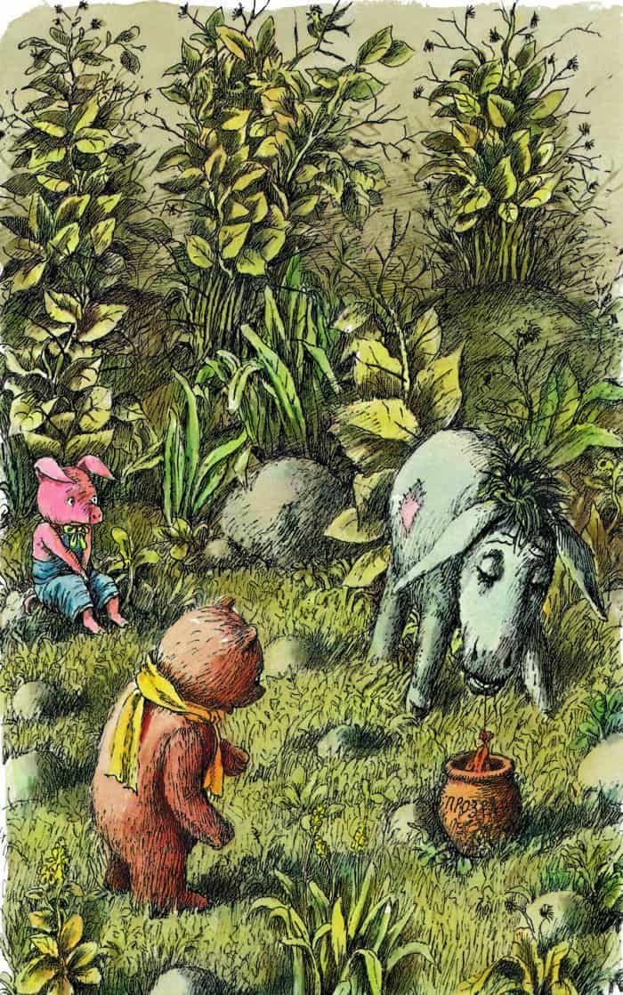 День рождения Иа-Иа. Иллюстрация к книге А. Милна «Винни Пух и все-все-все». 1986
