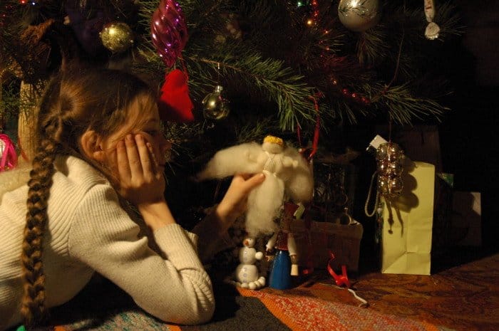 Фото Рождества: ель, игрушки, дети