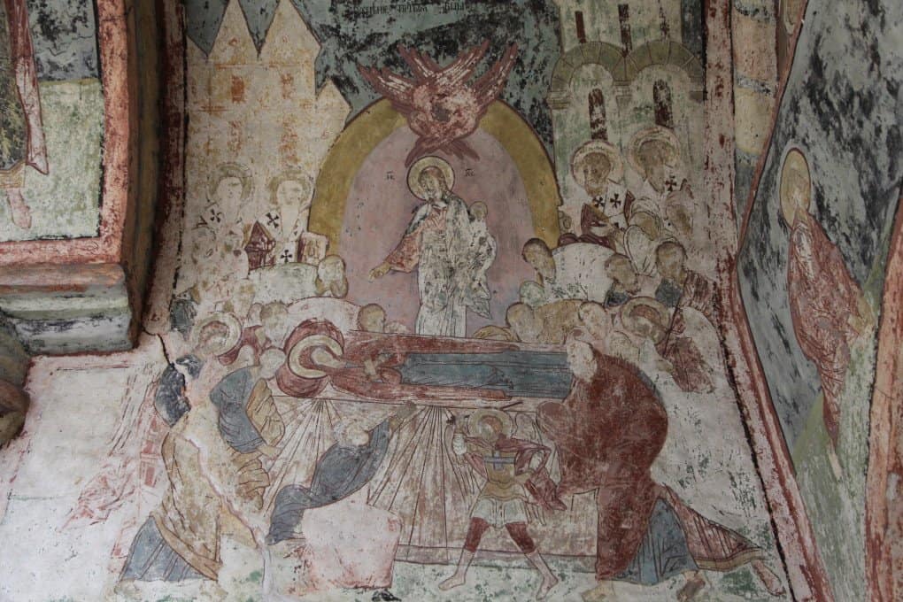 Фреска Кирилло-Белозерского монастыря. XVII в.