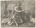 Лукас ван Лейден. Иоанн Креститель в пустыне. 1513