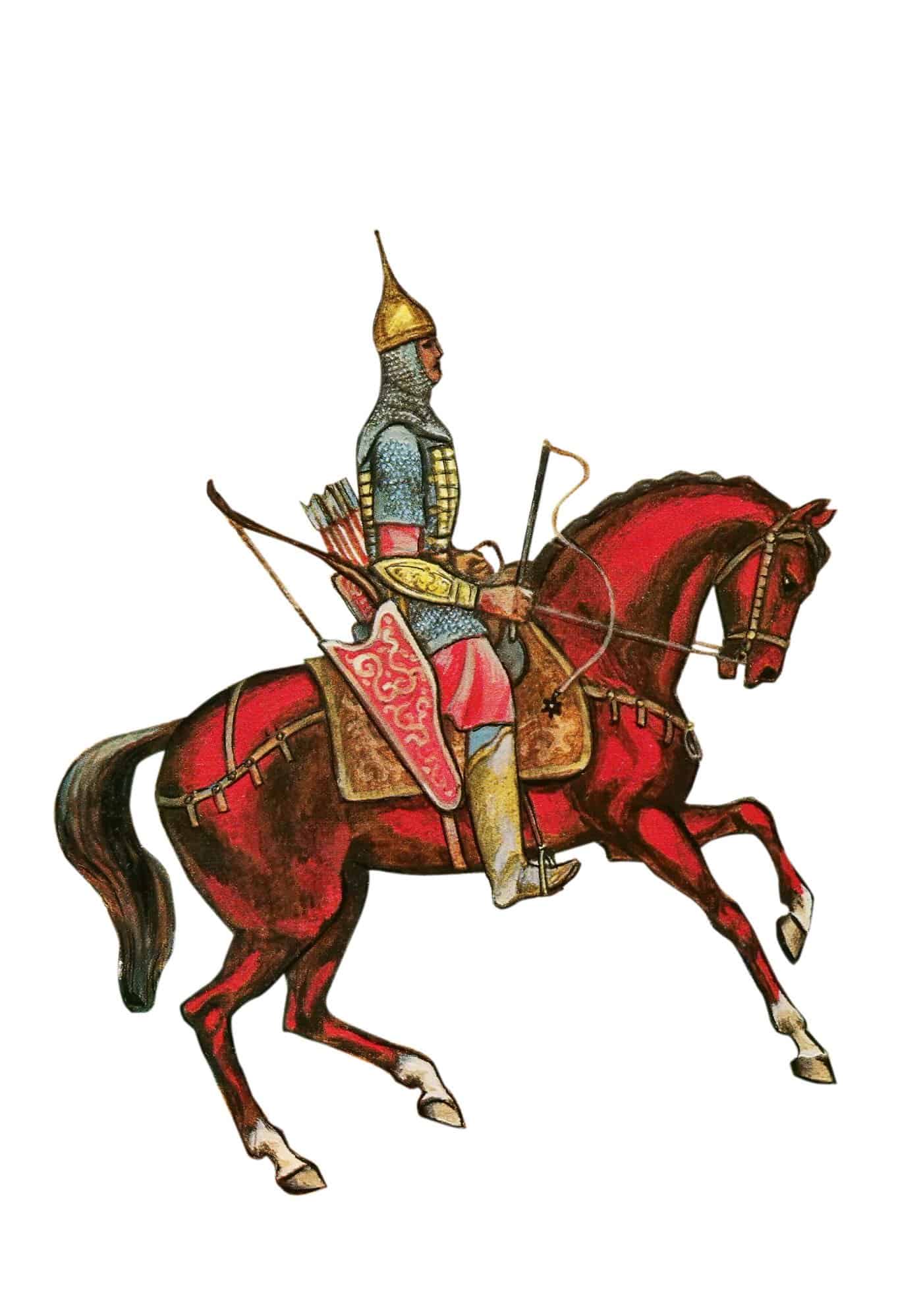 Русский конный воин 13 века