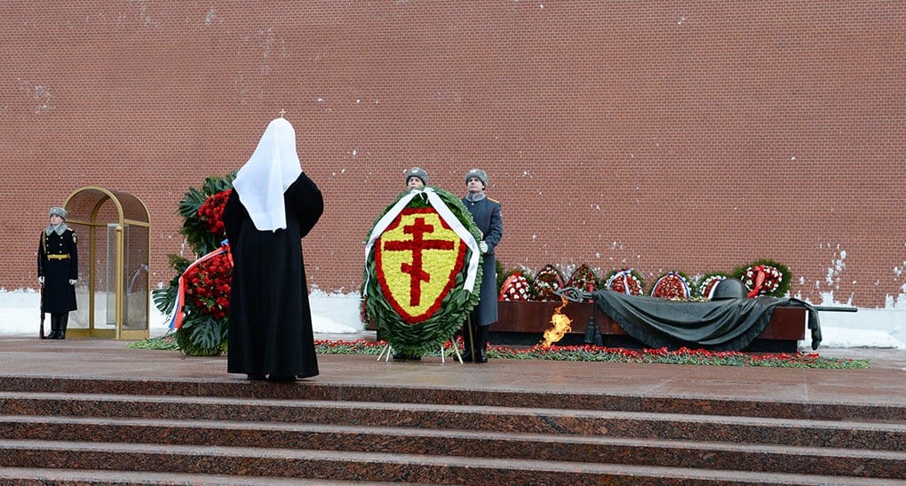 Патриарх Кирилл помолился о погибших защитниках Отечества