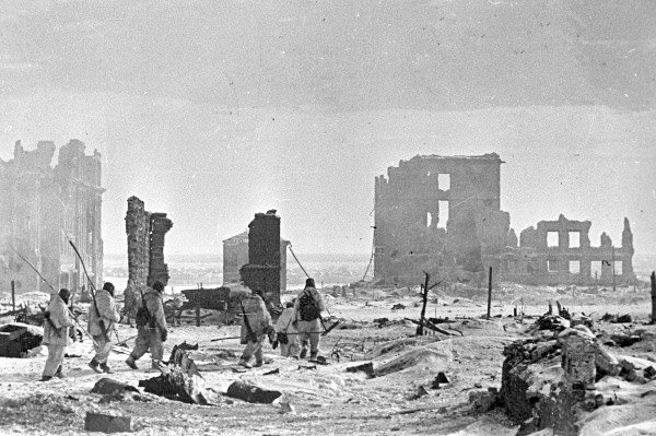 Центр города Сталинграда, 2 февраля 1943 года