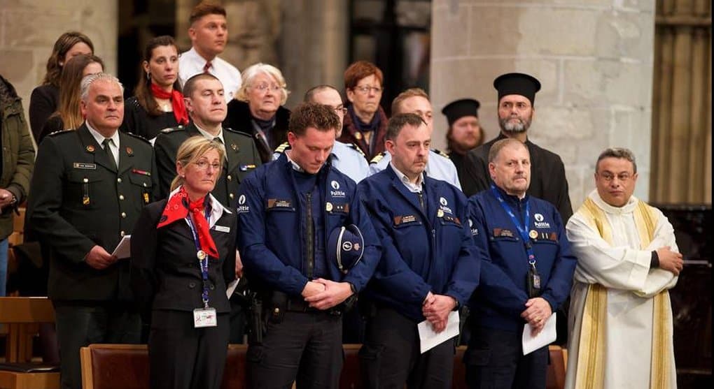 Христиане Брюсселя помянули жертв терактов 22 марта
