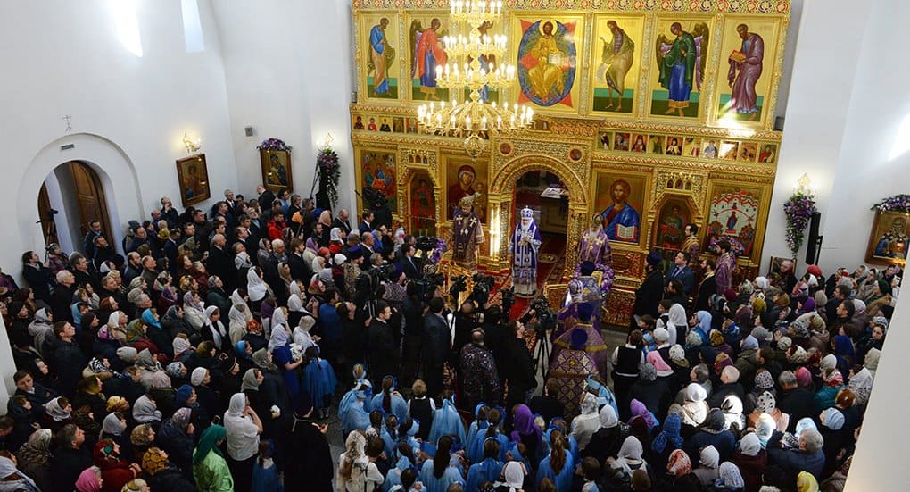 В Орехово-Борисове Южном патриарх Кирилл освятил новый храм-подворье