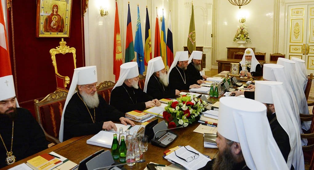 Впервые за 100 лет в Москве совместно заседают Священный Синод и Высший Церковный Совет
