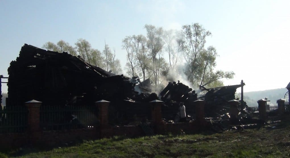 Сгоревший в Ульяновской области храм начнут восстанавливать осенью 2016-го