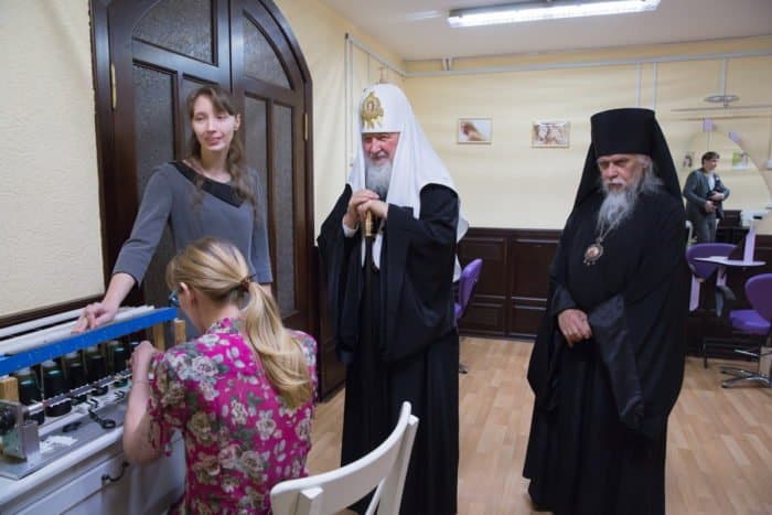 Фото Владимира Ештокина, Посещение Святейшим Патриархом Кириллом «Дома для мамы» в Москве