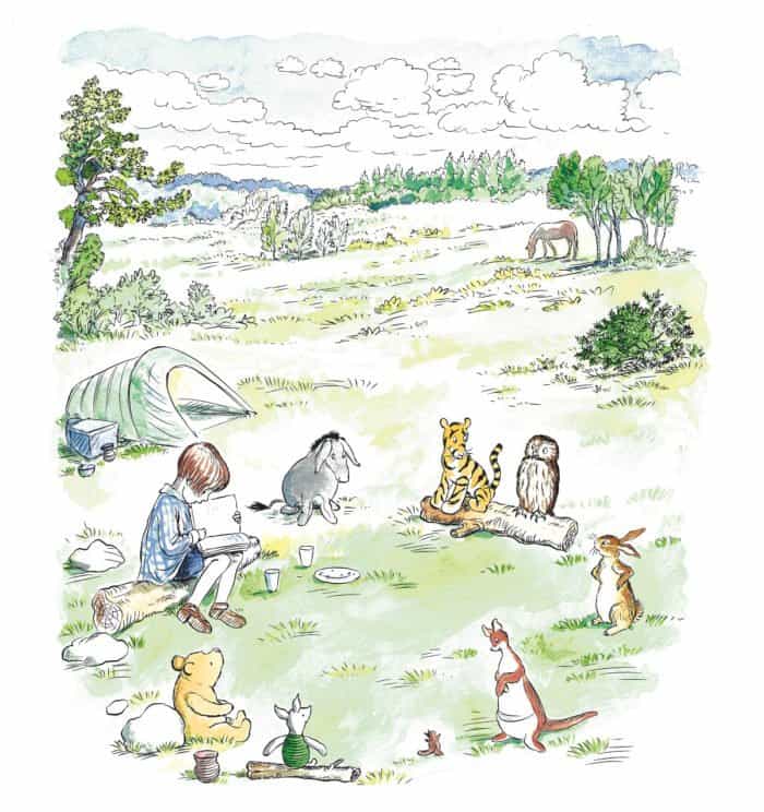 England’s top 25 “Simple Pleasures” inspired by classic Winnie-the-Pooh tales are revealed today in a guide featuring brand new illustrations. The guide was commissioned by Egmont and is supported by VisitEngland.