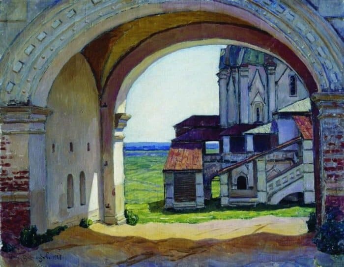 Коломенское. Ворота башни Часозвон. 1927