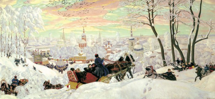 Борис Кустодиев. "Масленица", 1903.