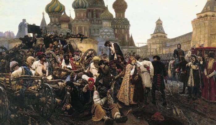 Василий Суриков, "Утро стрелецкой казни", 1881