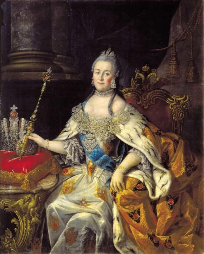 Алексей Петрович Антропов. Портрет Екатерины II. 1766