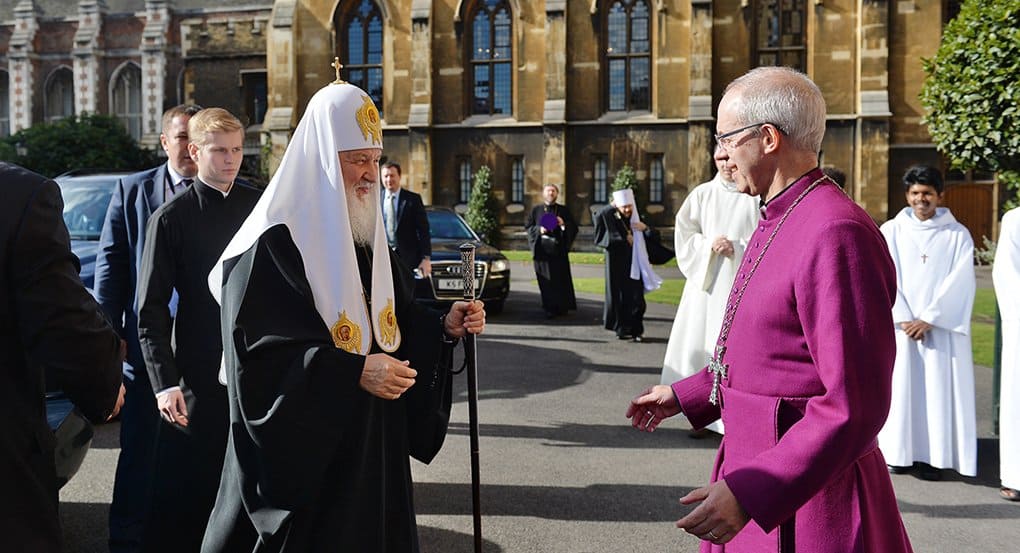 Патриарх Кирилл надеется, что англикане сохранят верность Евангелию