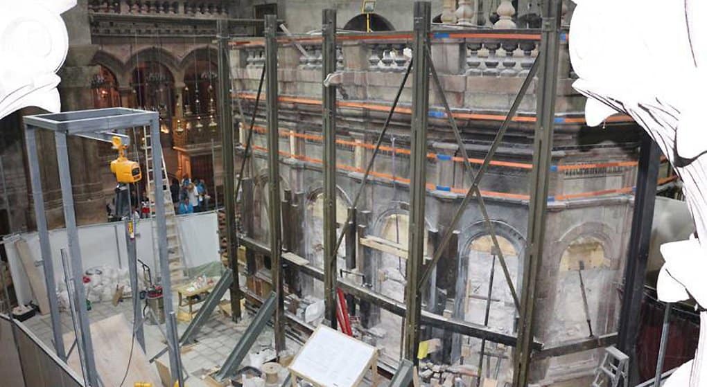 Реставрацию Кувуклии Гроба Господня планируют завершить к Пасхе 2017 года