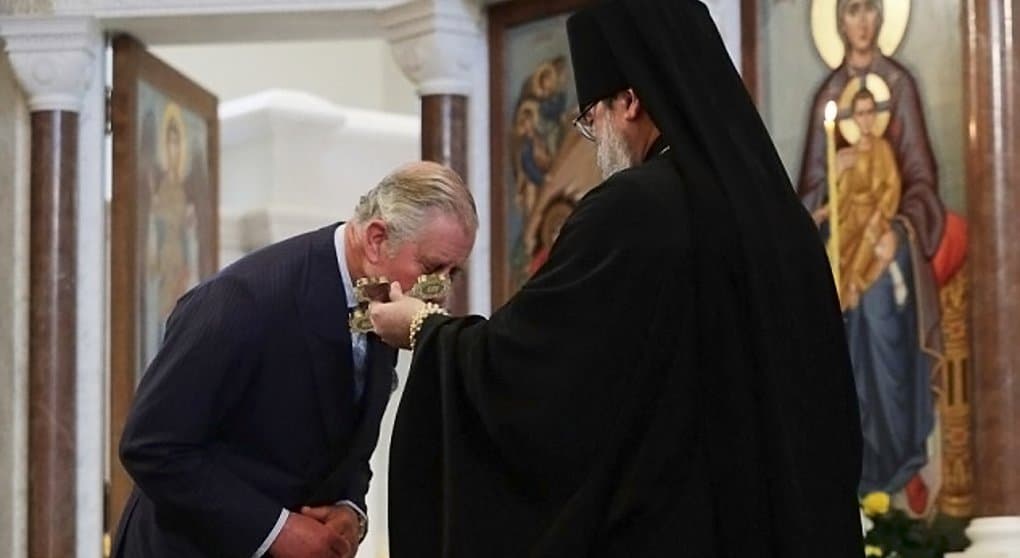 Принц Чарльз посетил русский собор Лондона и получил в дар икону