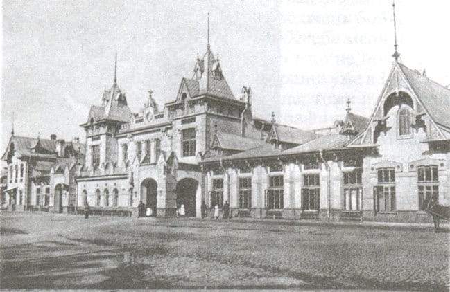 Царскосельский вокзал, на ступенях которого скончался Иннокентий Анненский