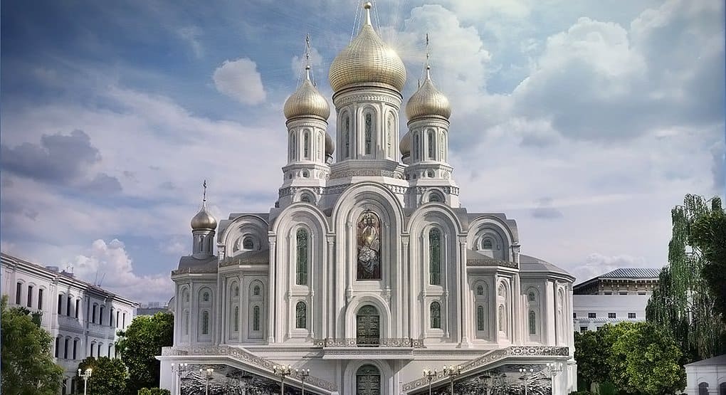 Завершается строительство храма новомучеников на Лубянке