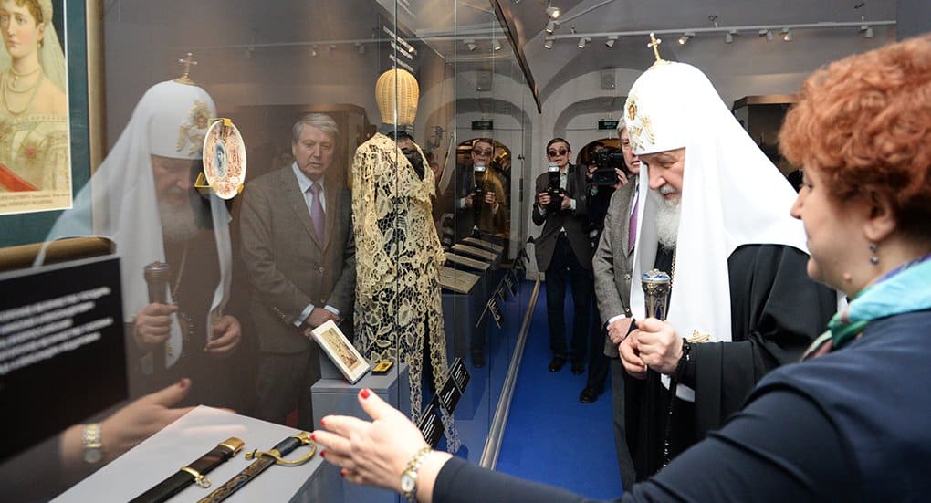 Патриарх Кирилл выступает за сотрудничество Церкви с музейным сообществом