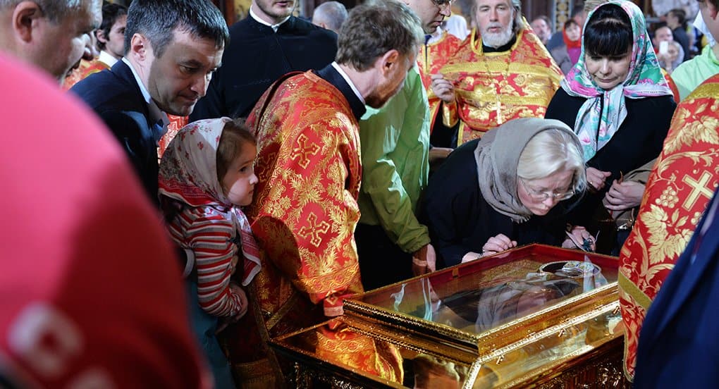 В Москве открылся доступ к мощам святителя Николая Чудотворца