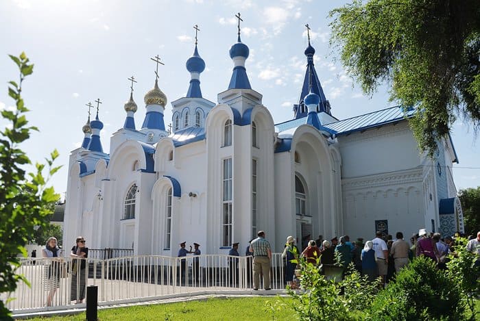 В свой первый визит в Киргизию патриарх Кирилл освятил собор в Бишкеке