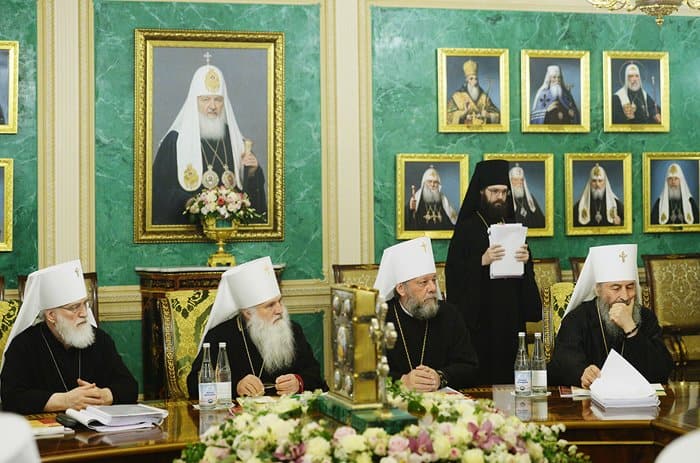 В Даниловом монастыре прошло заседание Священного Синода Русской Церкви