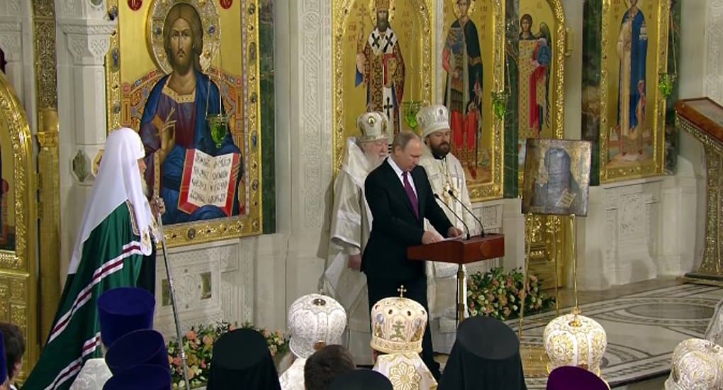 Россию невозможно представить без духовного опыта Русской Православной Церкви, - Владимир Путин