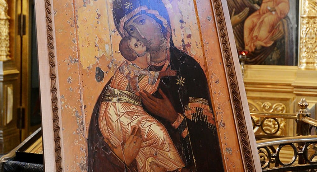 Церковь чтит Владимирскую икону Божией Матери