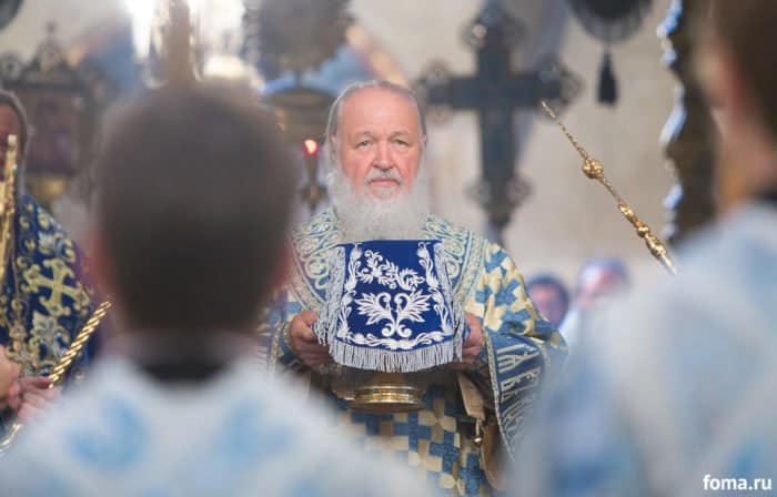 Успение: первая Литургия со сводным хором Московской епархии