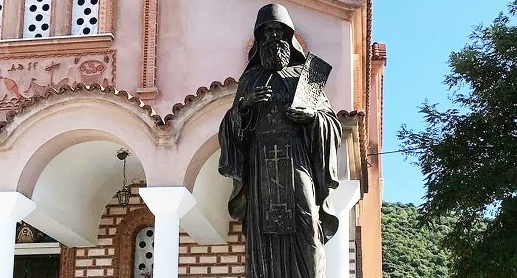 В Греции освятили подаренный Россией памятник Силуану Афонскому