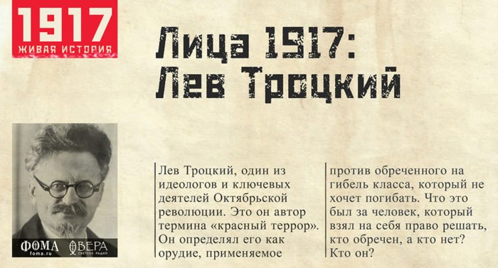 Лица 1917: Лев Троцкий