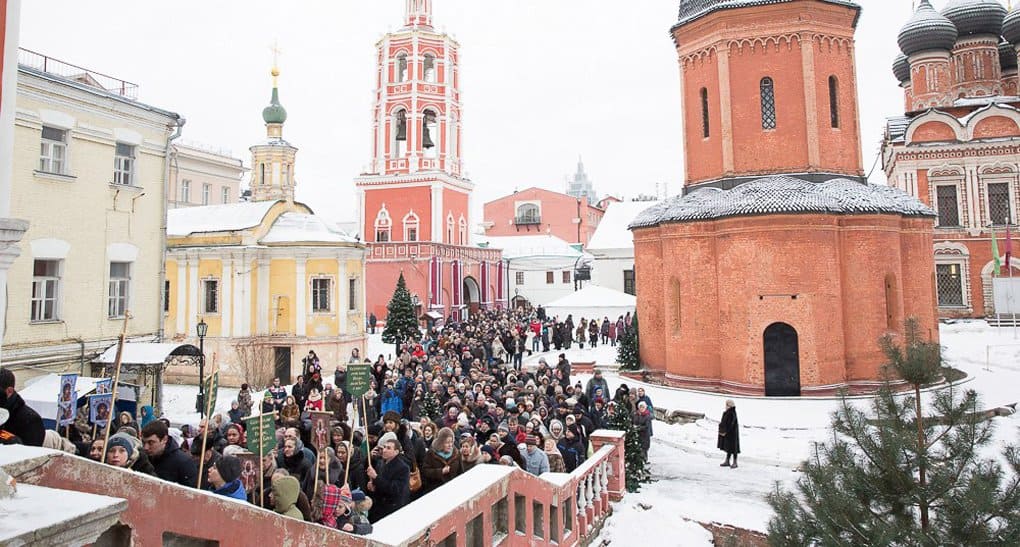 Перед Рождеством в Москве пройдет первый в 2018 году крестный ход