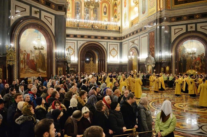 Патриарх совершил всенощное бдение в канун дня памяти Николая Чудотворца