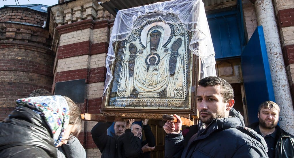 Это Кавказ: Праздник иконы «Знамения» в дагестанском Хасавюрте