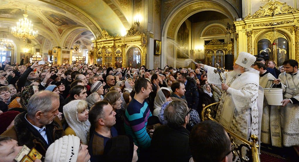 В праздновании Крещения Господня ожидается участие около 5 млн. россиян